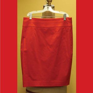 Sexy Red Pencil Skirt Bebe Size 6